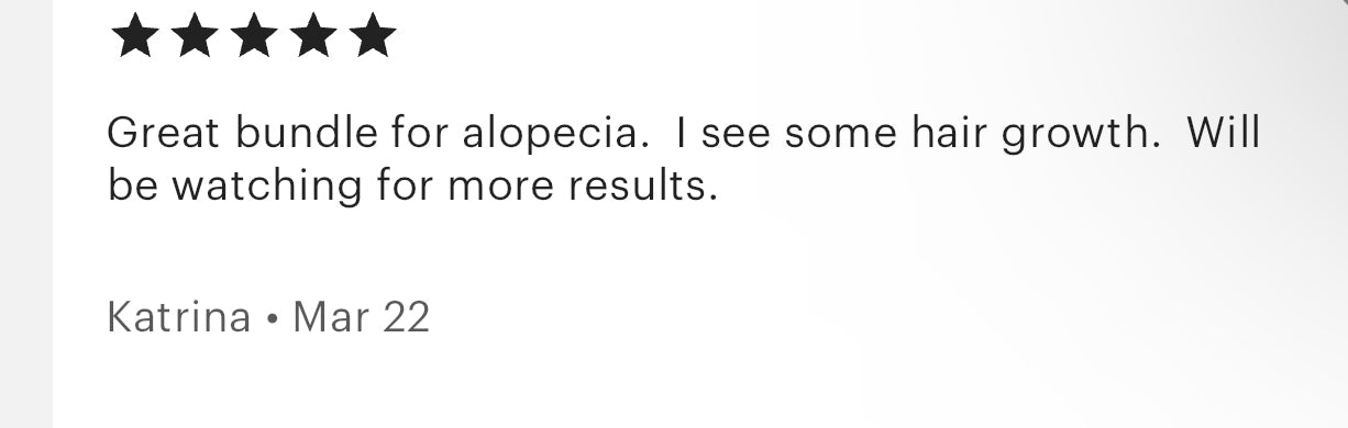 Repair and Grow Alopecia Haircare Bundle