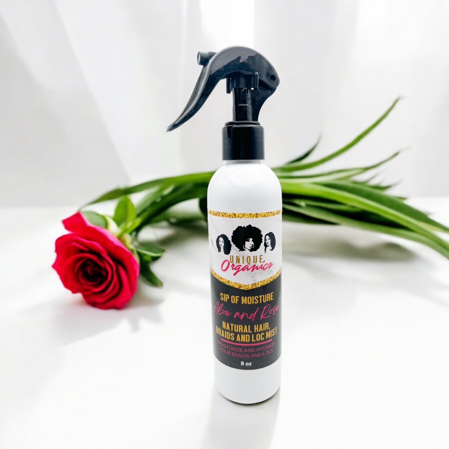 Sip of Moisture Locs, Braids, Natural Hair Spray, Growth Mist, Dandruff & Itchy Scalp