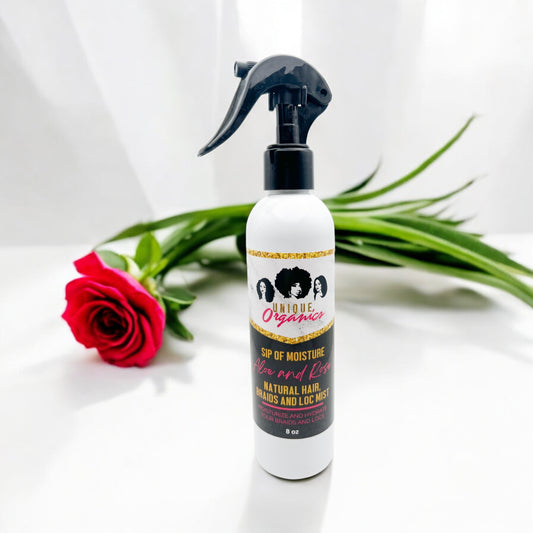 Sip of Moisture Locs, Braids, Natural Hair Spray, Growth Mist, Dandruff & Itchy Scalp