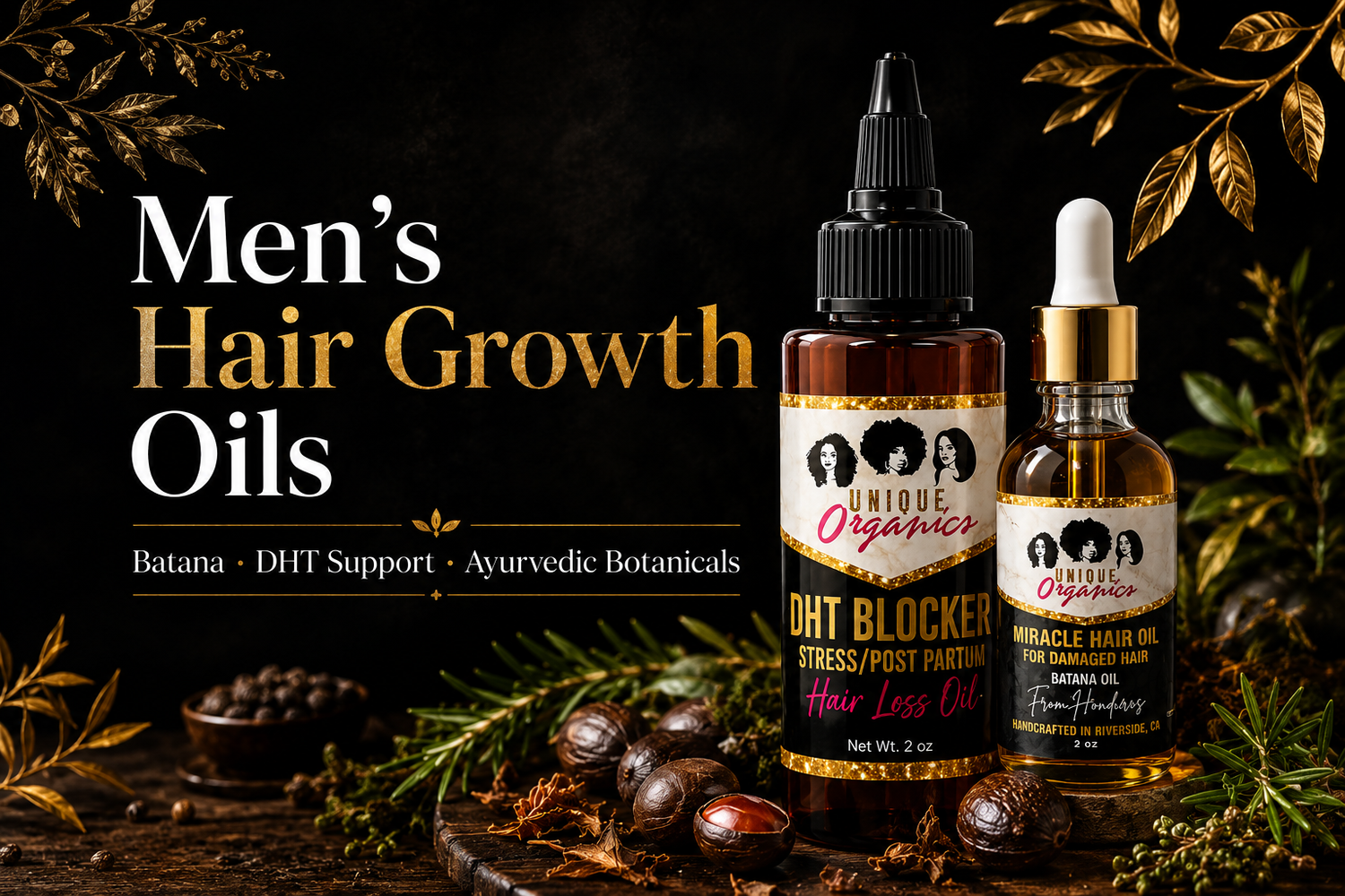 Men's Hair Growth & Thinning Oils