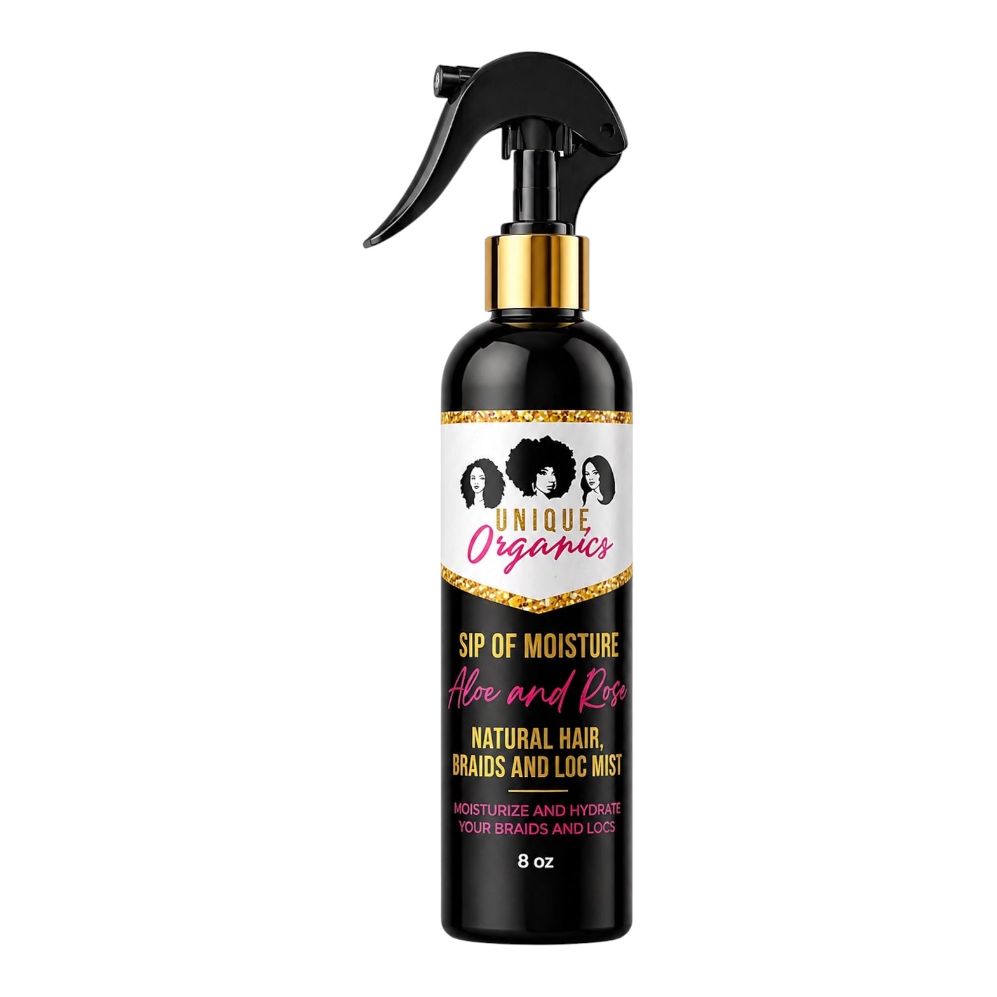 Sip of Moisture Locs, Braids, Natural Hair Spray, Growth Mist, Dandruff & Itchy Scalp