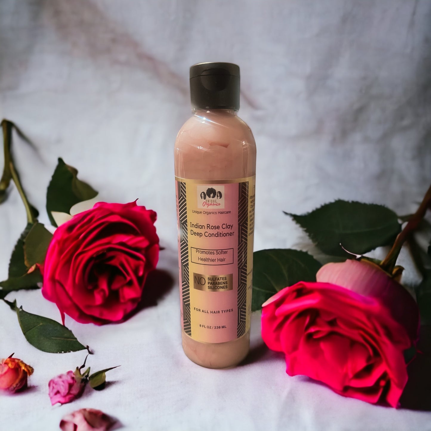 Organic Indian Rose Clay and Marshmallow Root Deep Conditioner