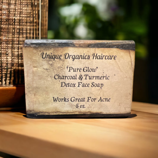 Charcoal and Turmeric Detox Face Soap For Acne and Dark Spots