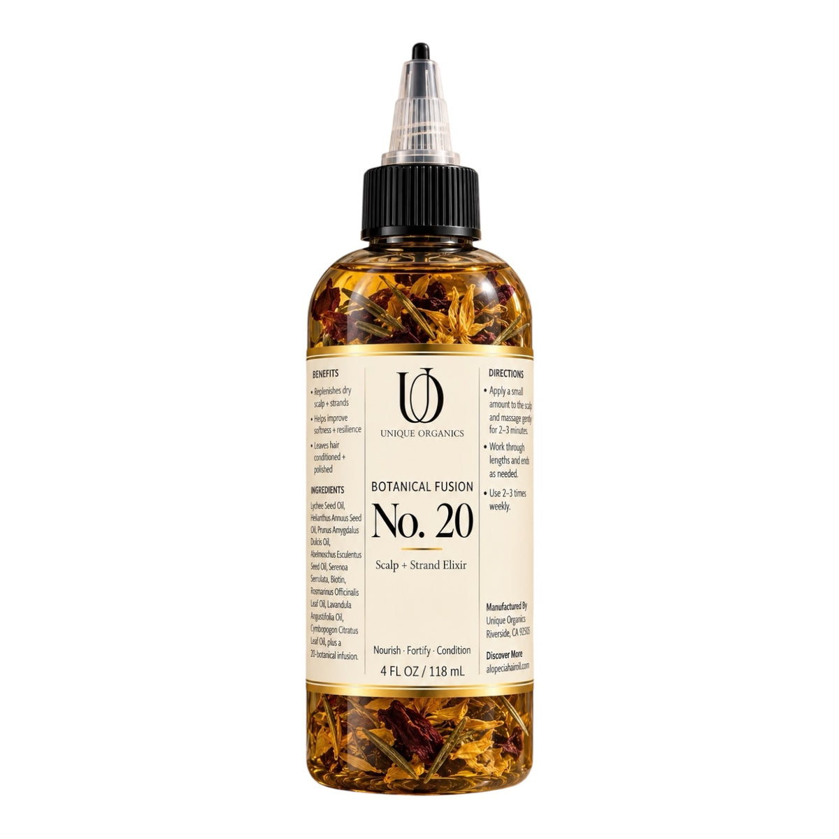 BOTANICAL FUSION No. 20 Concentrated Scalp + Hair Oil
