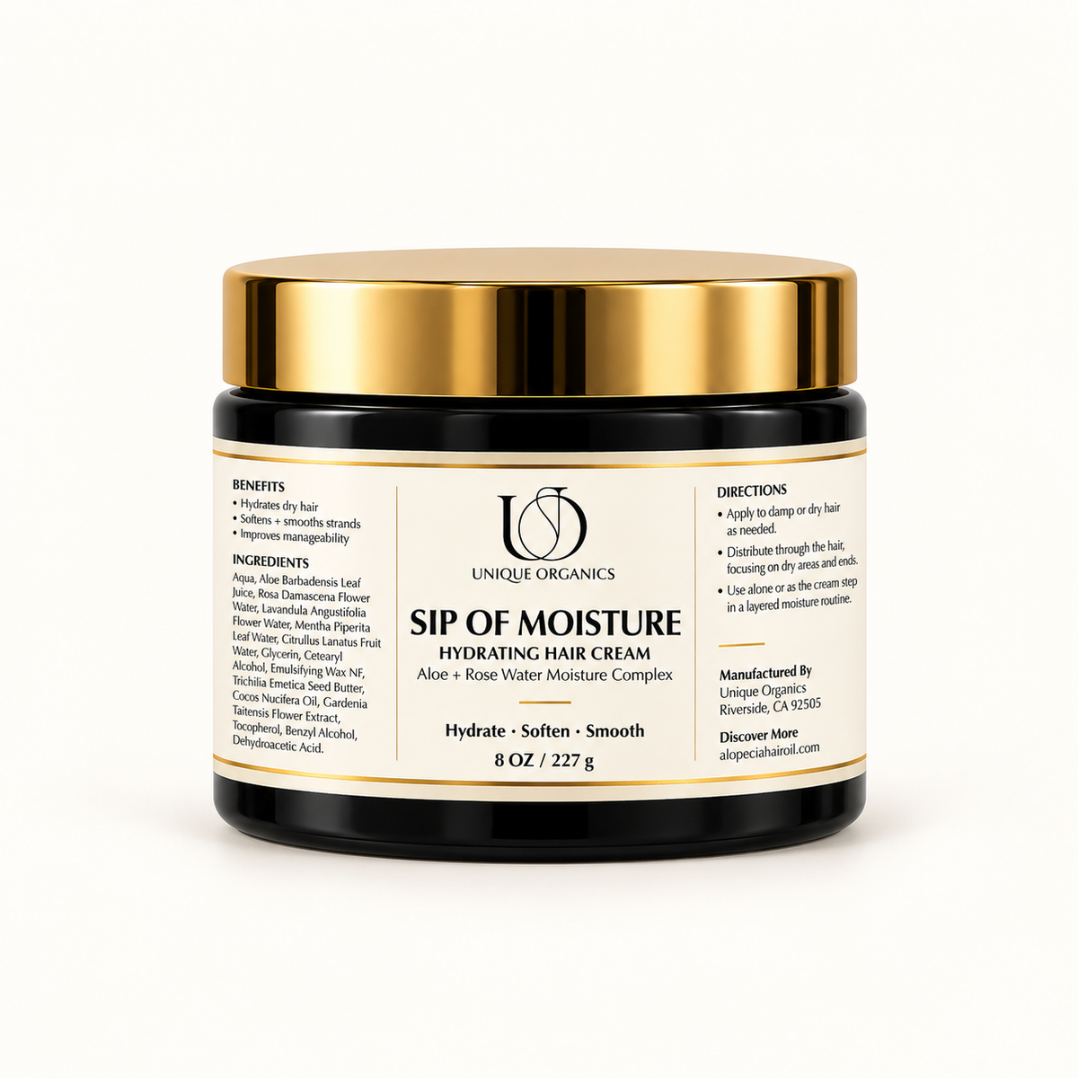 Sip of Moisture | Rich Herbal Hair Cream