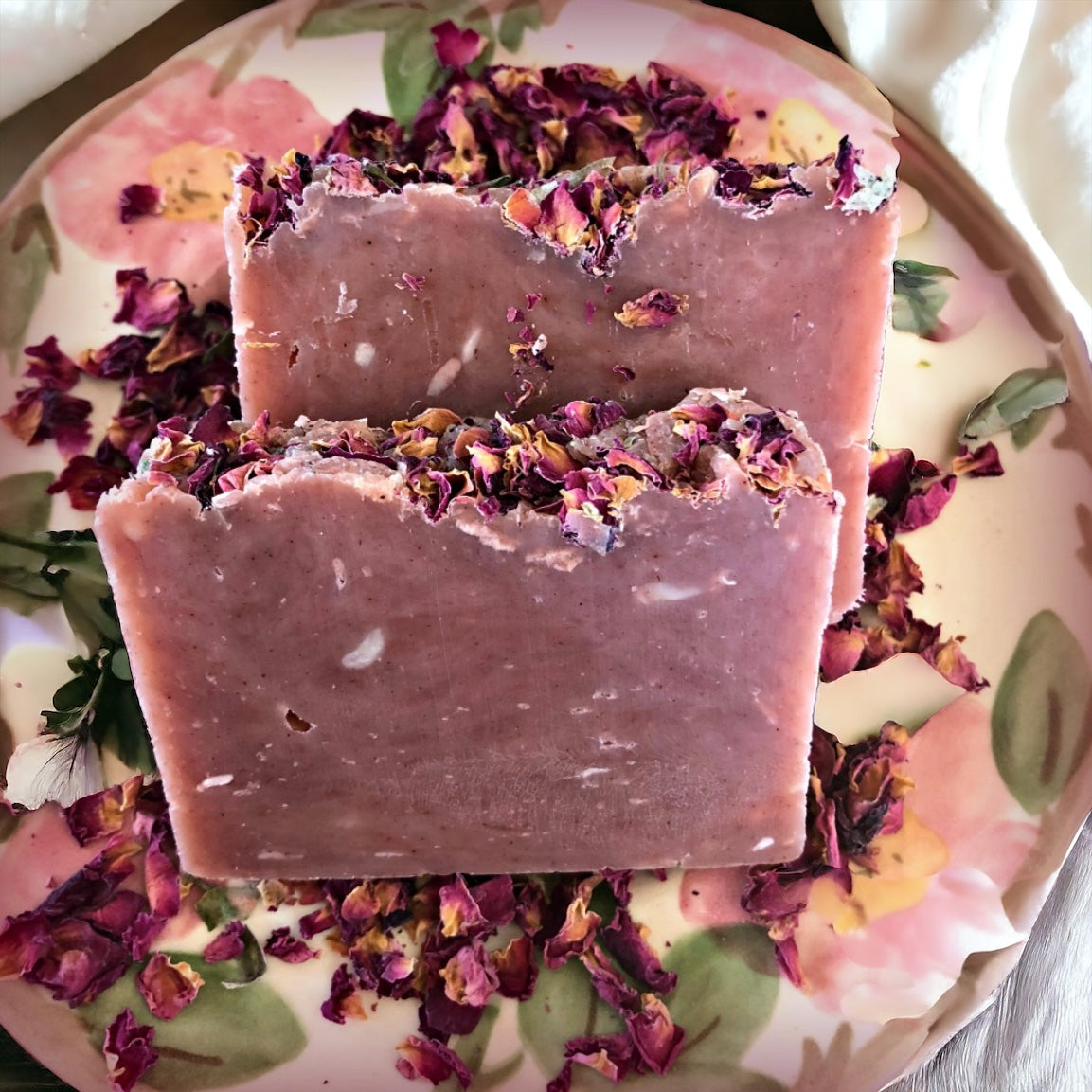 Organic Coconut Milk and Indian Rose Clay Soap