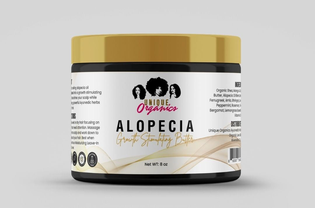 Organic Fenugreek, Moringa and Clove Alopecia Butter, Conditions and Softens Hair, Stimulates Growth